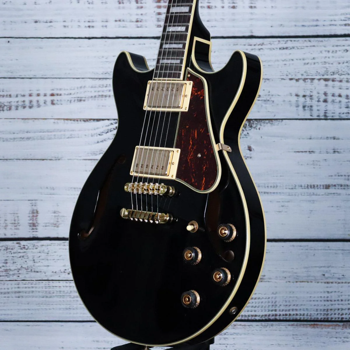 *DEMO* Ibanez AM73G AM Artcore 6str Guitar | Black - Image 4