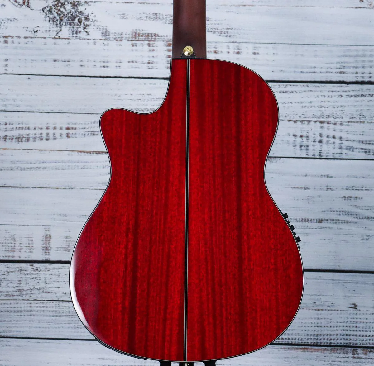 *DEMO* Ibanez GA35TCE Cutaway Classical Acoustic-Electric Guitar | Sapphire Red High Gloss - Image 2