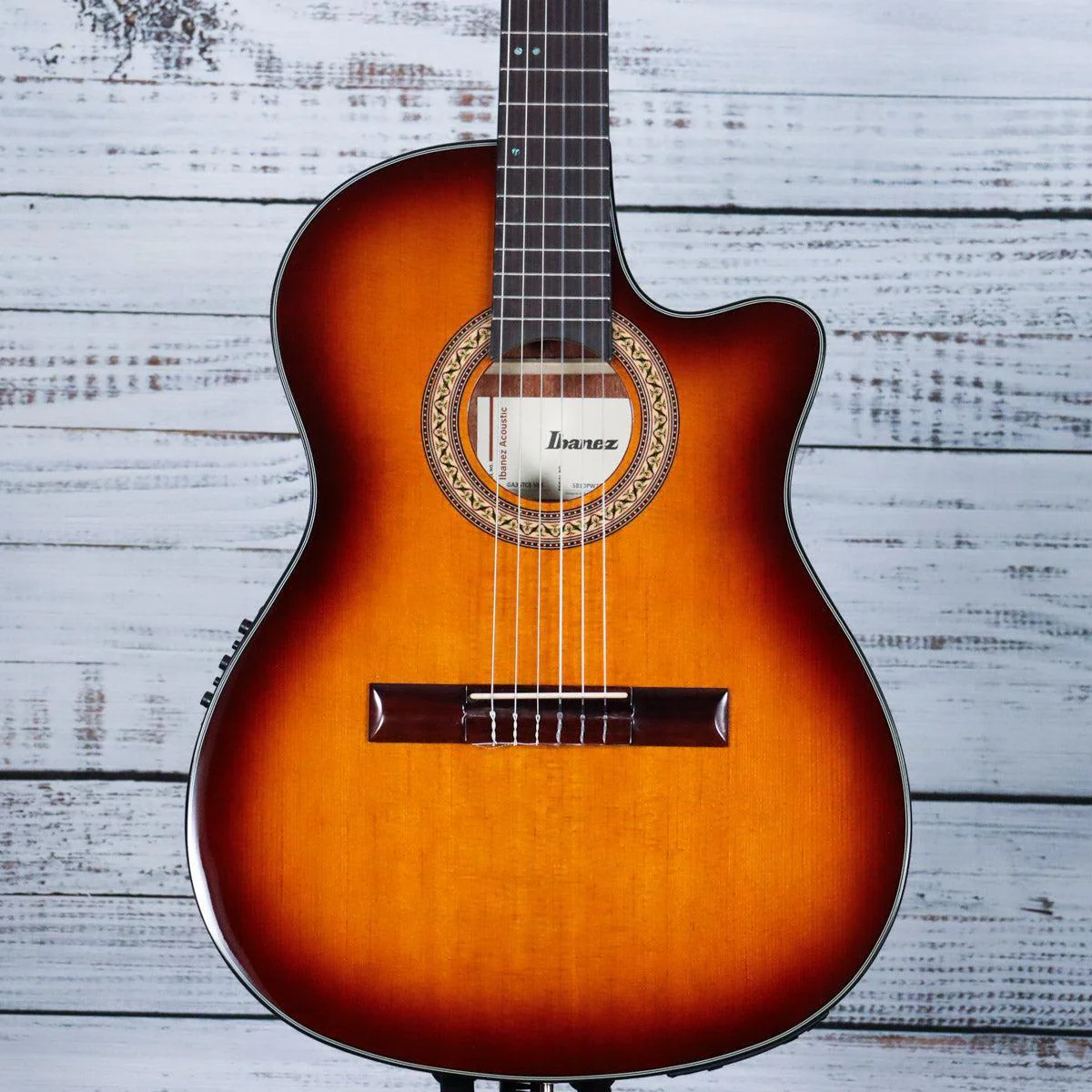 *DEMO* Ibanez GA35TCE Cutaway Classical Acoustic-Electric Guitar | Violin Sunburst High Gloss