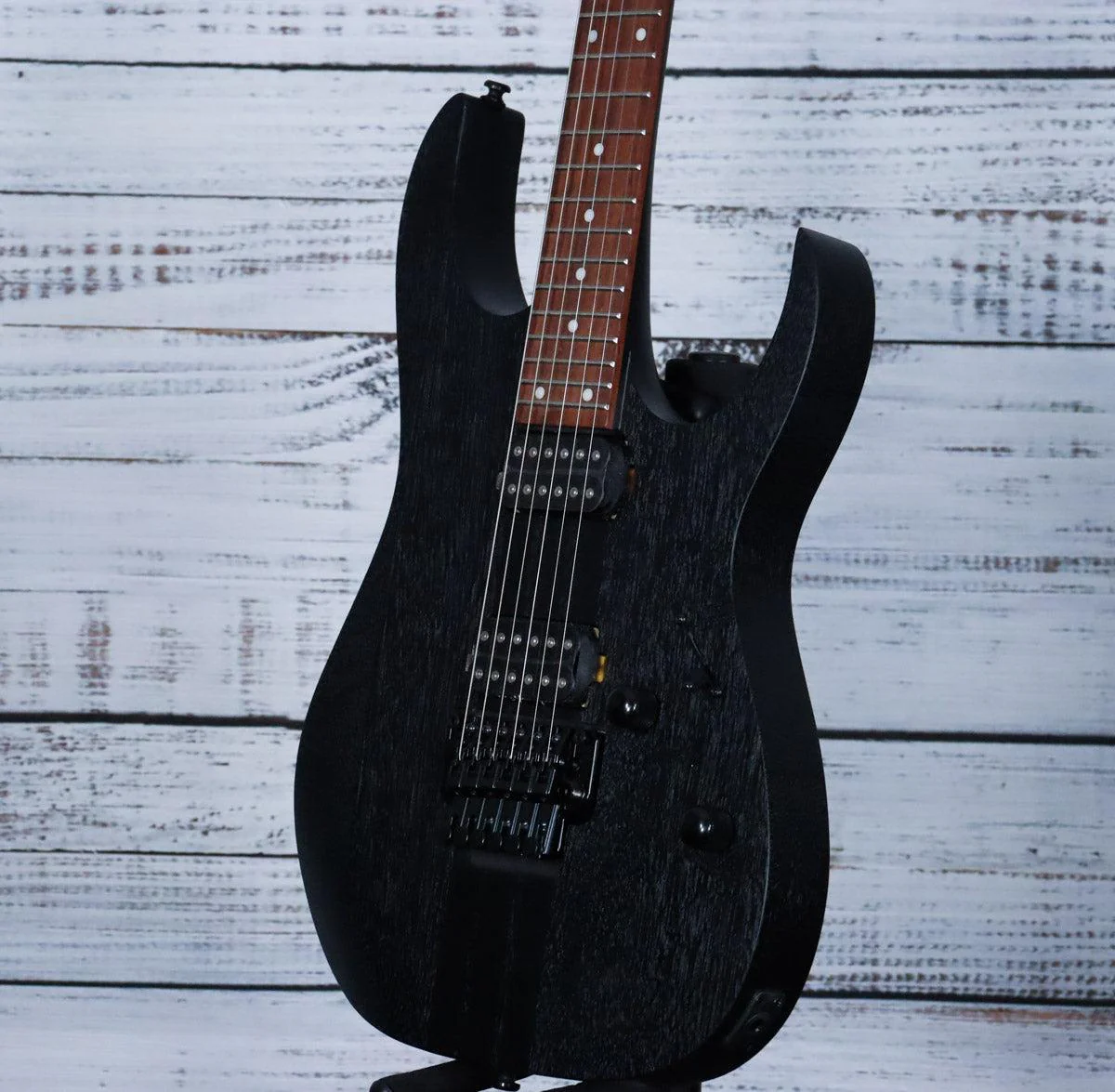 *DEMO* Ibanez RGRT420WK RG Standard Electric Guitar | Weathered Black - Image 5