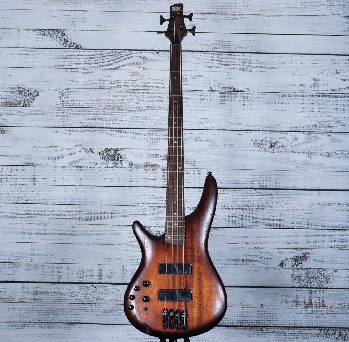 *DEMO* Ibanez SR500AL SR Standard 4str Electric Bass | Mahogany Brown Burst Low Gloss - Image 3