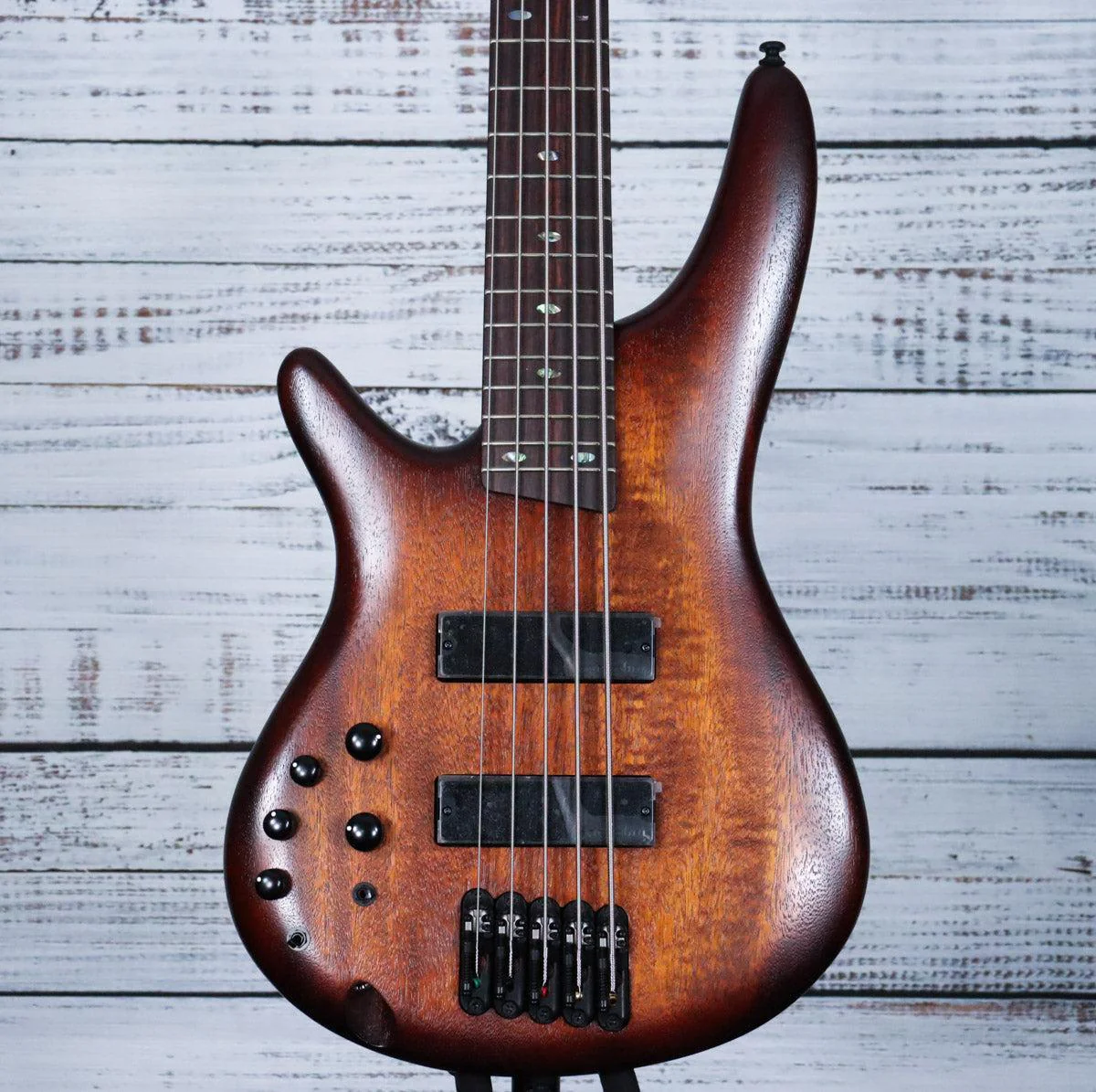 *DEMO* Ibanez SR505AL Standard 5str Electric Bass | Mahogany Brown Burst Low Gloss