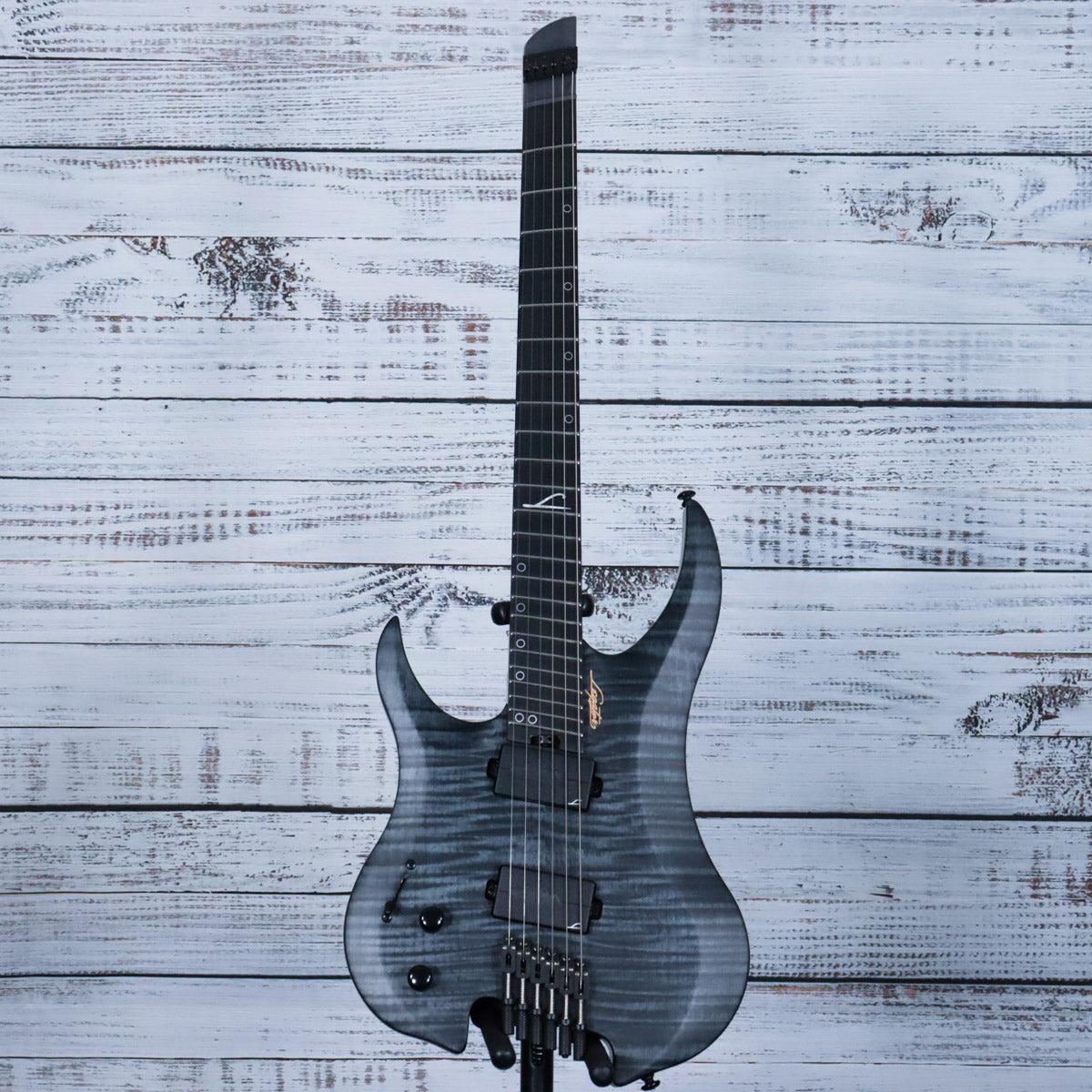 *DEMO* Legator Ghost G6FSSL Left Handed Electric Guitar | Black Flame - Image 3