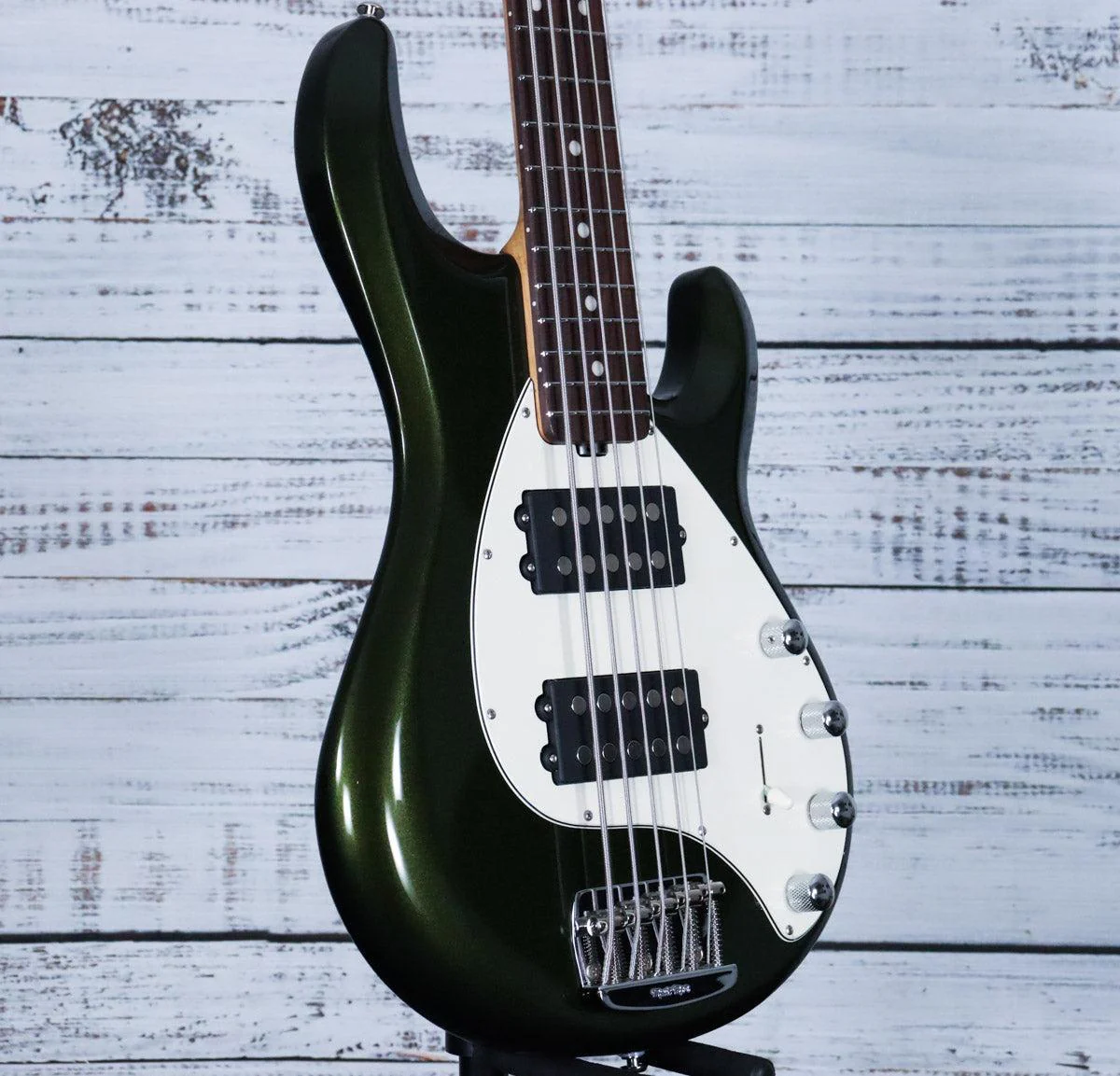*DEMO* Music Man Stingray Special 5 HH | Fallout Green - Image 4