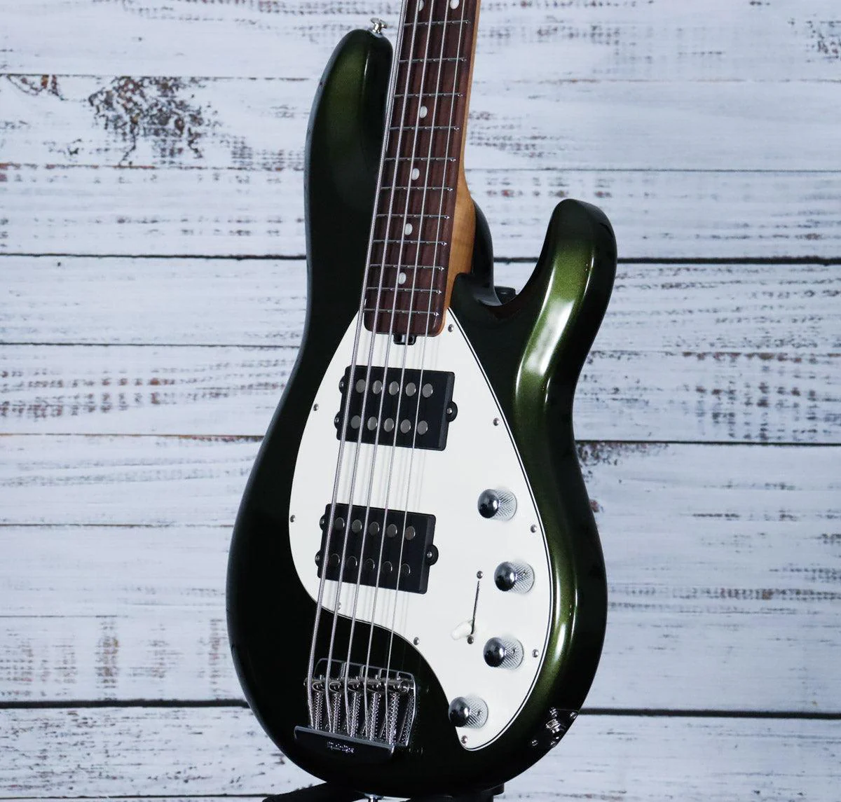 *DEMO* Music Man Stingray Special 5 HH | Fallout Green - Image 5