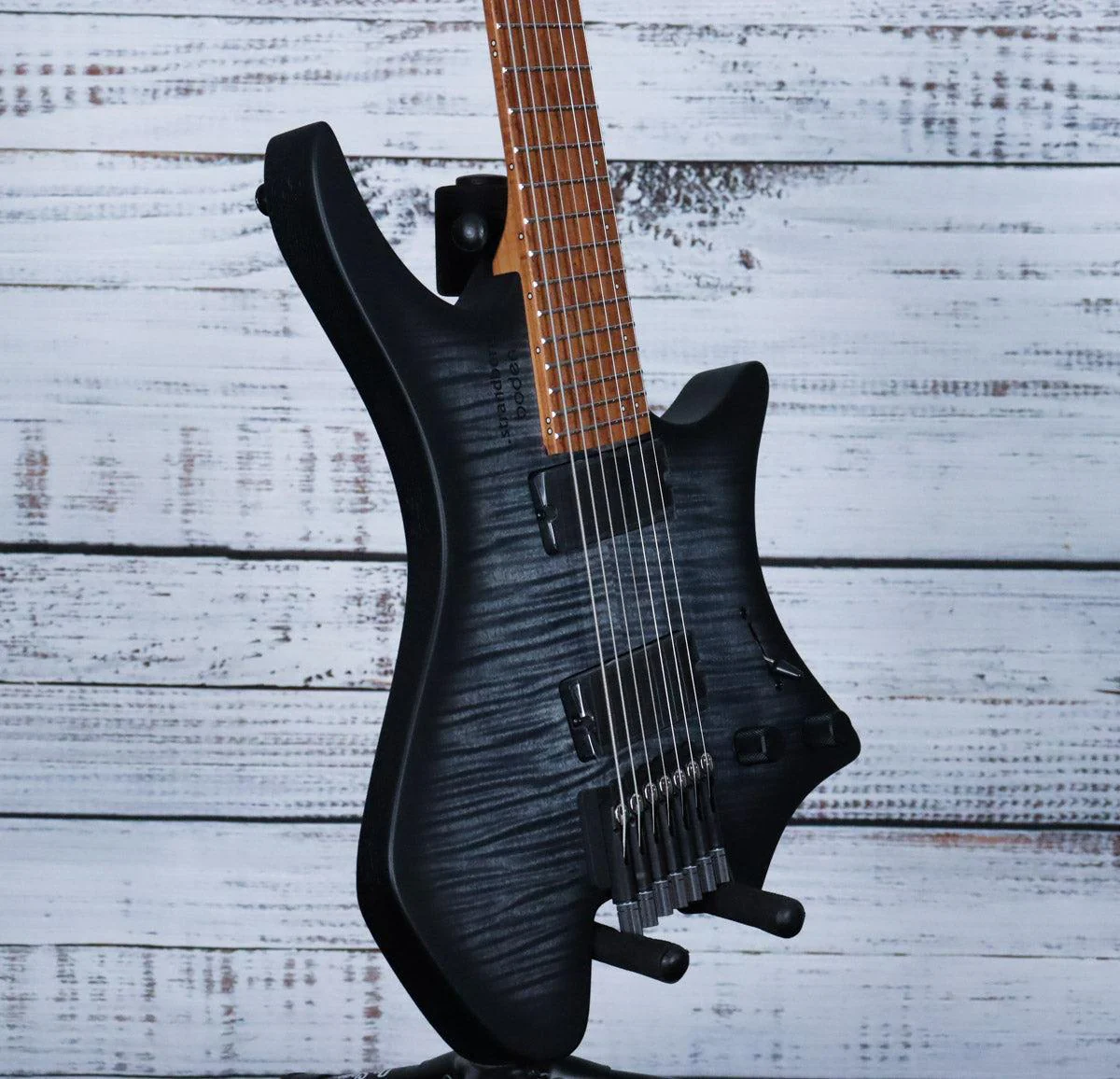 *DEMO* Strandberg Boden Original N2 Headless 7 String | Black Denim Burst Satin - Image 4