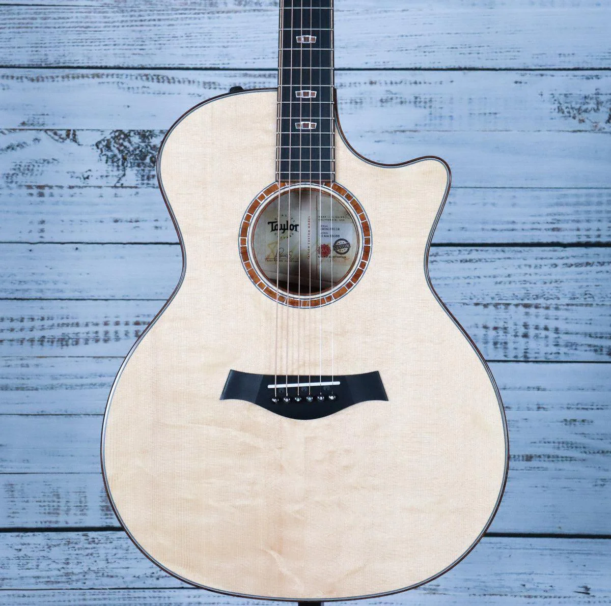 *DEMO* Taylor Custom C14ce B5036 Acoustic | Light Shaded Edge Burst Natural Top