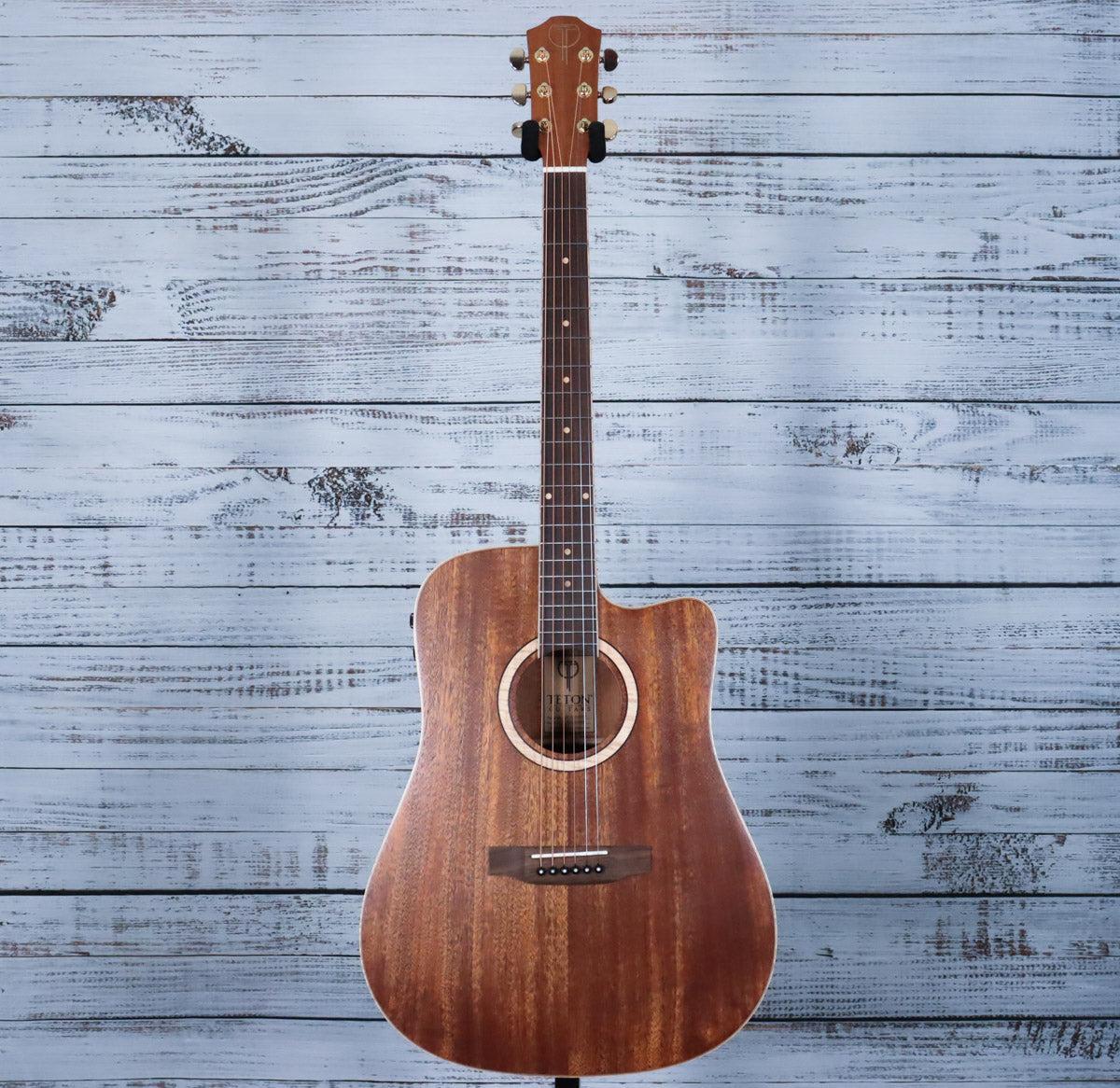 *DEMO* Teton STS203CENT Acoustic-Electric Guitar | Open Pore Natural - Image 3