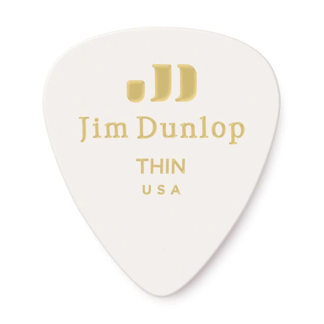 Dunlop Classics Player Pack | Thin White Celluloid | 12 Pack