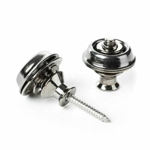 Dunlop Dual Design Strap Locks | Black Nickel