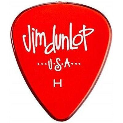 Dunlop Gels Red Guitar Picks | Heavy | 12 Pack