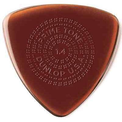 Dunlop Guitar Picks Primetone Triangle Text Hand Sculpted | 1.4mm | 3 Pack