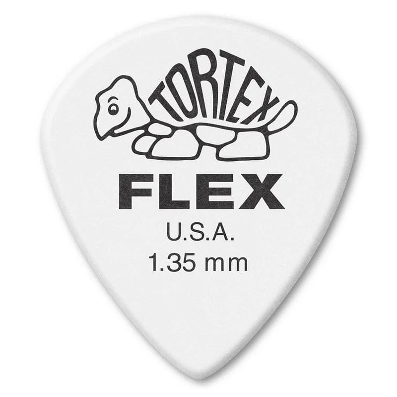 Dunlop Tortex Flex Jazz III XL Guitar Picks | 1.35mm (12-Pack)