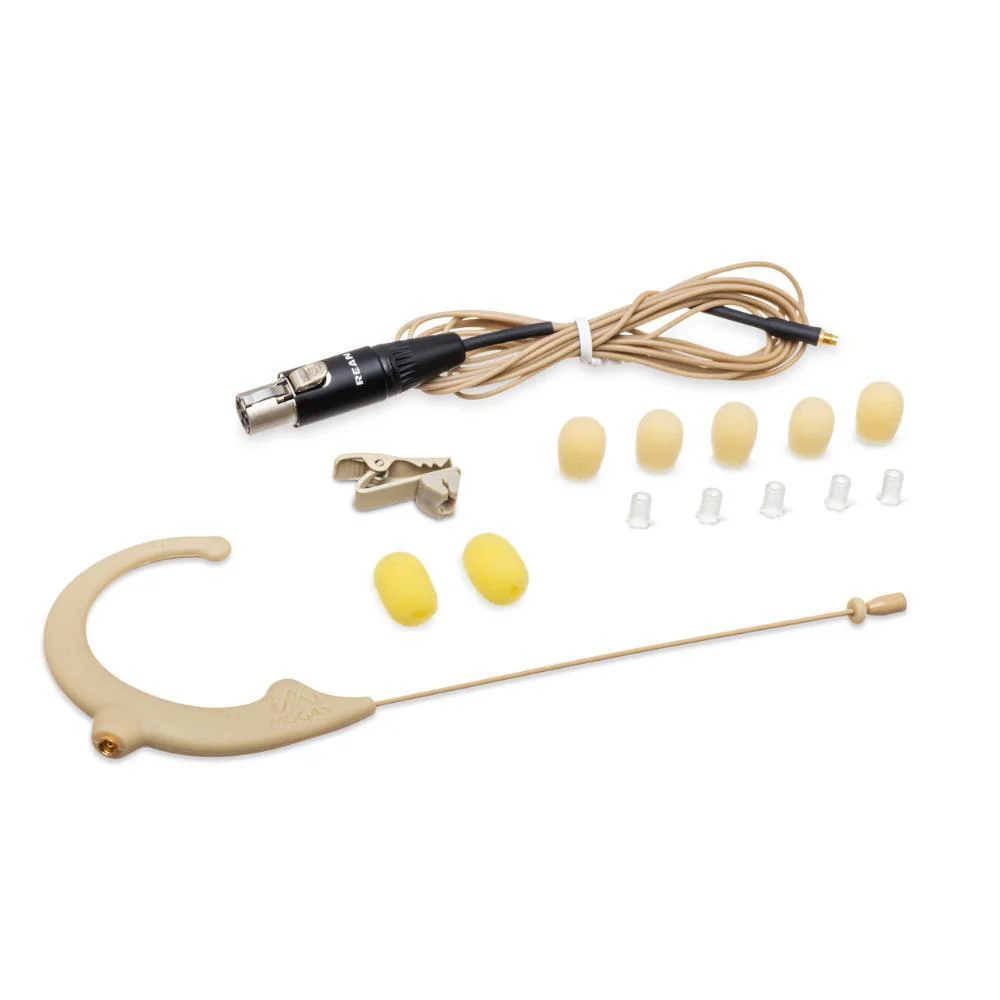 Hosa Mogan Standard Omni Earset/Microphone | Shure Systems | Beige - Image 2