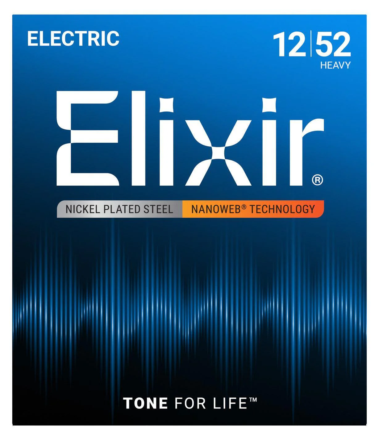 Elixir Nanoweb Coated Electric Guitar Strings | Heavy, 12-52