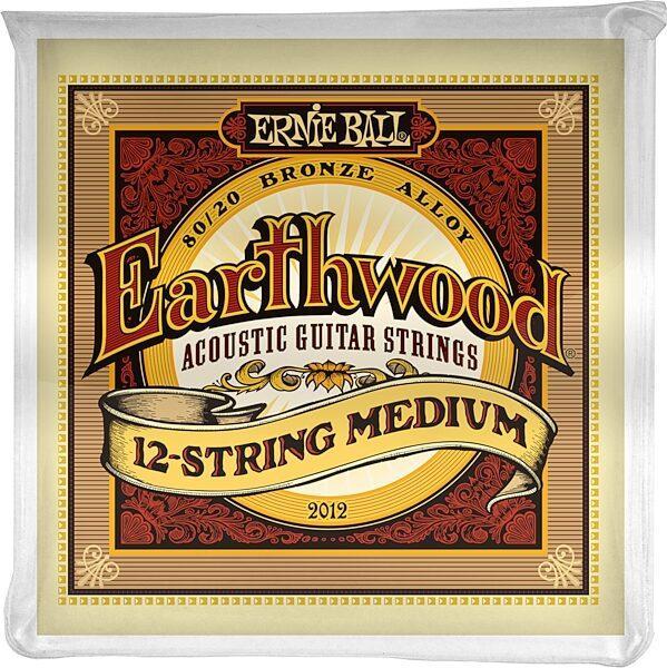 Ernie Ball Earthwood 80/20 Bronze Acoustic Guitar Strings | 12-String Medium | 11-52