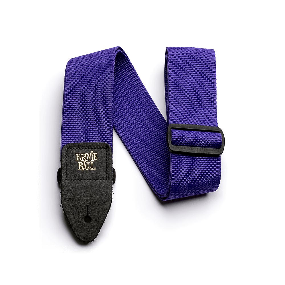 Ernie Ball Polypro Guitar/Bass Guitar Strap | Purple (2")