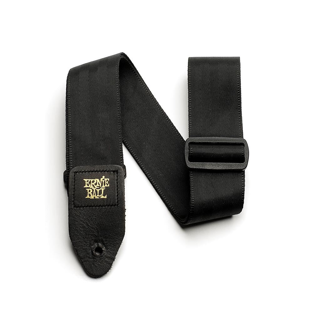 Ernie Ball Comfort Guitar Strap w/Seatbelt Webbing | Black (2")