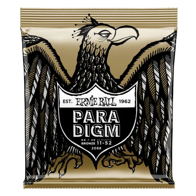 Ernie Ball Paradigm 80/20 Bronze Acoustic Guitar Strings | Light | 11-52