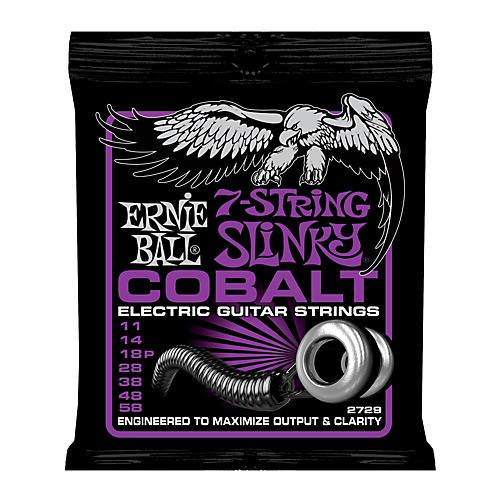 Ernie Ball Slinky Cobalt Electric Guitar Strings | 7-String Power Slinky