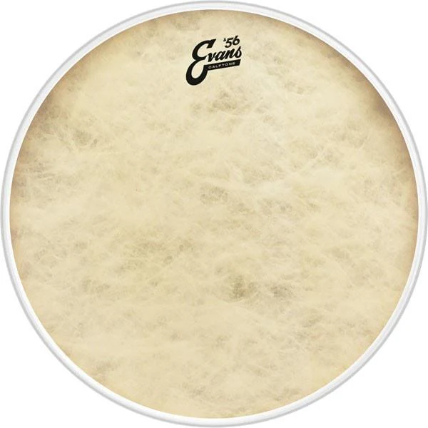 Evans Calftone Series Bass Drumhead w/Tom Hoop | 16" (Synthetic Calf Skin)