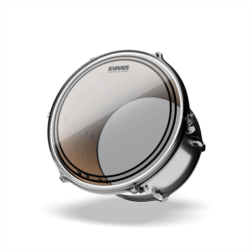 Evans EC Resonant Tom Drumhead | 10" (Clear) - Image 2
