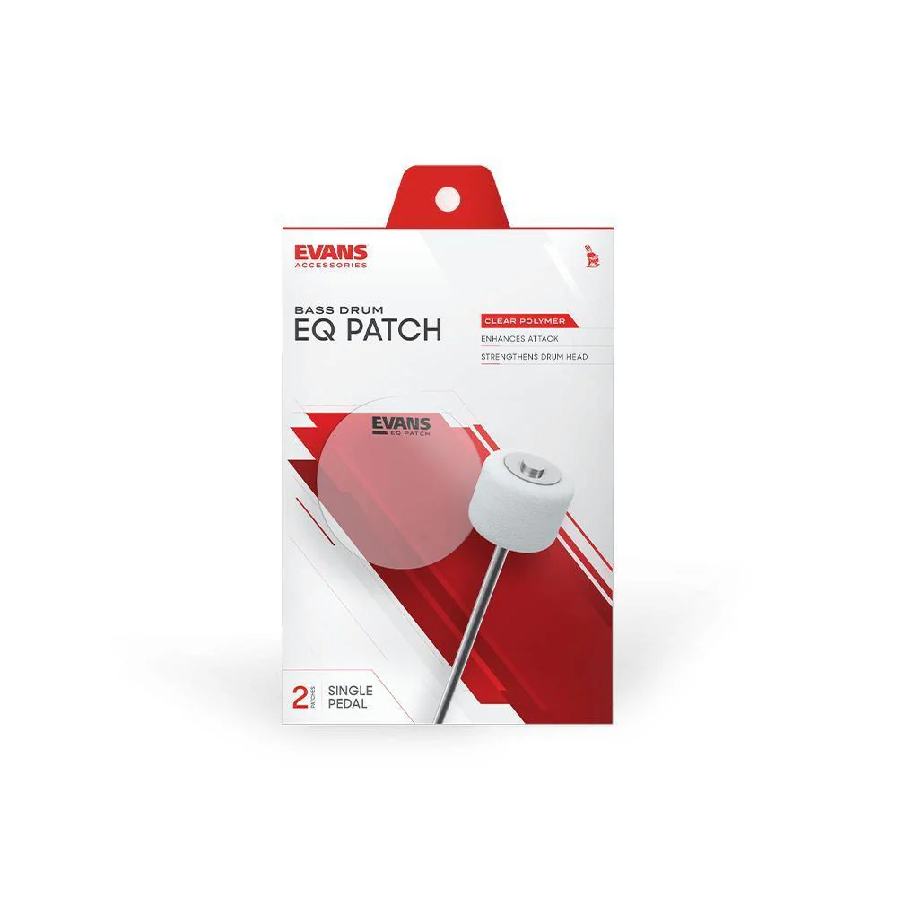 Evans EQ Drum Patch | Clear Plastic - Image 2