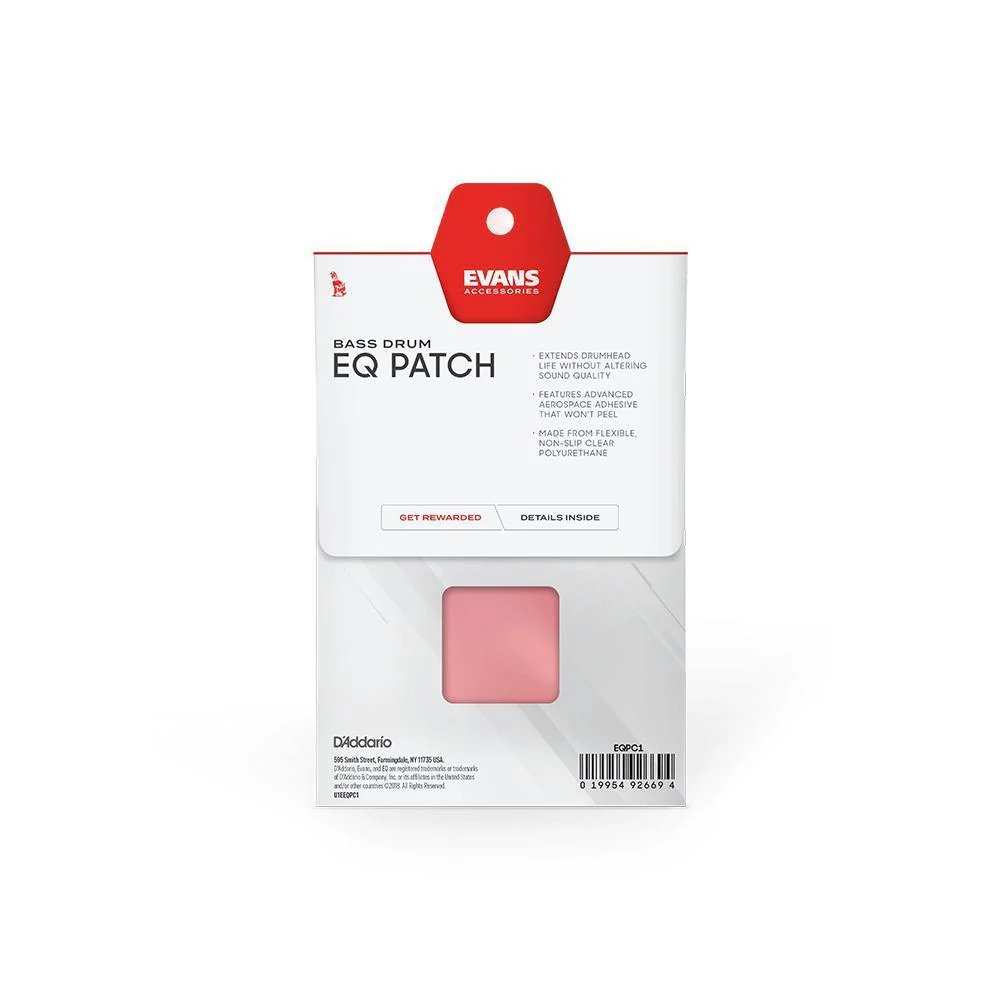 Evans EQ Drum Patch | Clear Plastic - Image 3