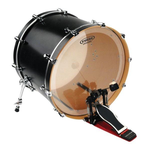 Evans EQ3 Bass Drumhead | 20" (Clear)