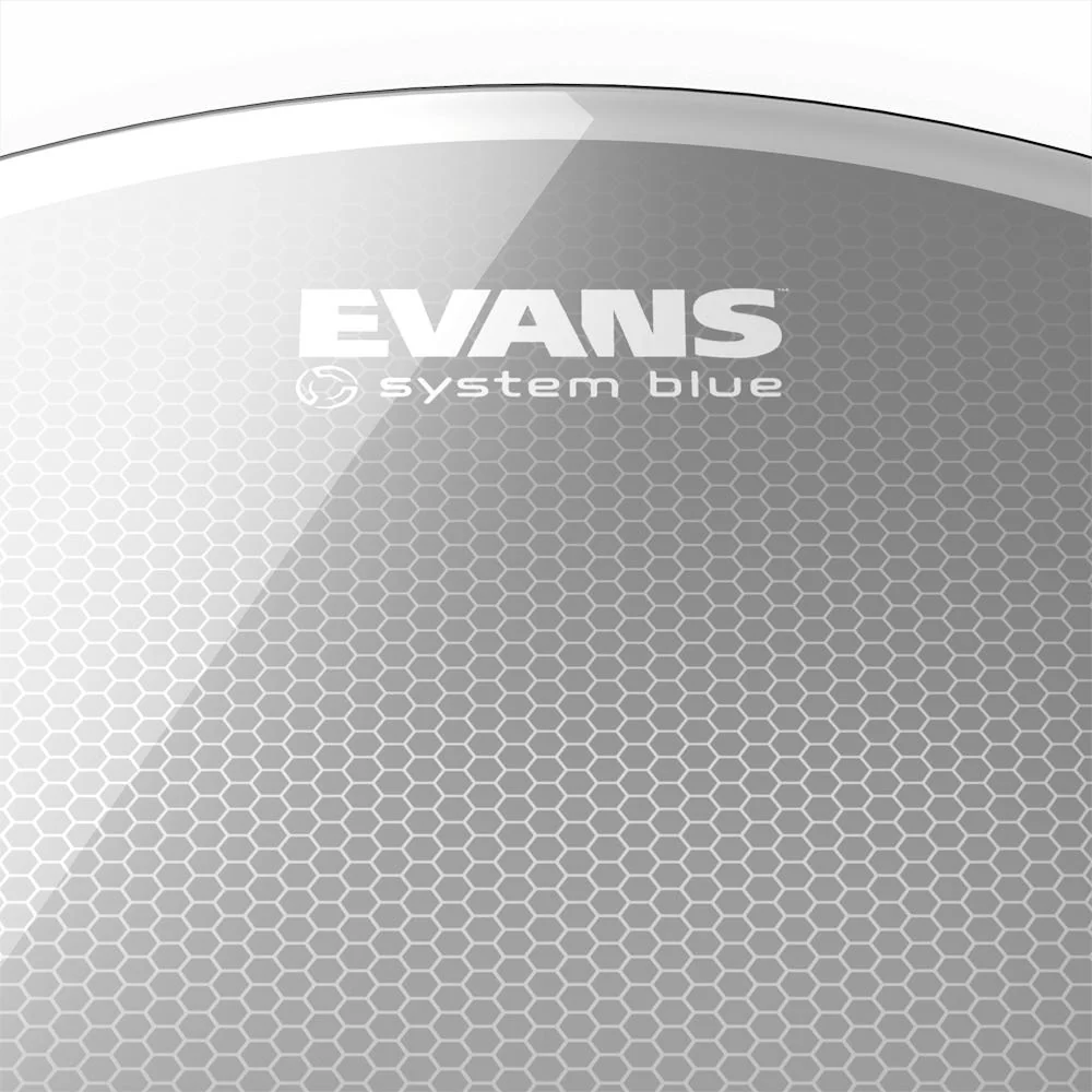 Evans System Blue 10" Tenor Marching Tom Batter Head - Image 3