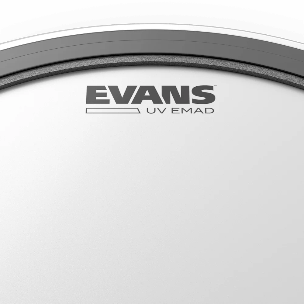 Evans EMAD UV Bass Drumhead | 22" (Coated White) - Image 3