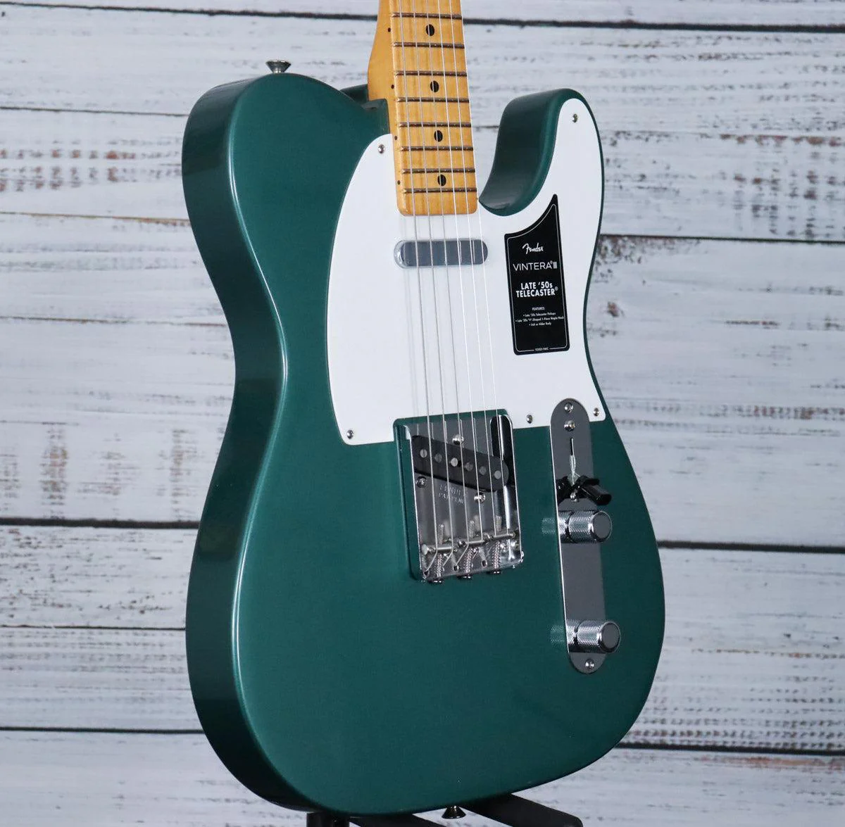 Fender Vintera III Late '50s Telecaster | Sherwood Green Metallic - Image 4