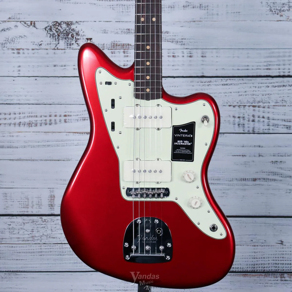 Fender Vintera III Mid '60s Jazzmaster | Candy Apple Red