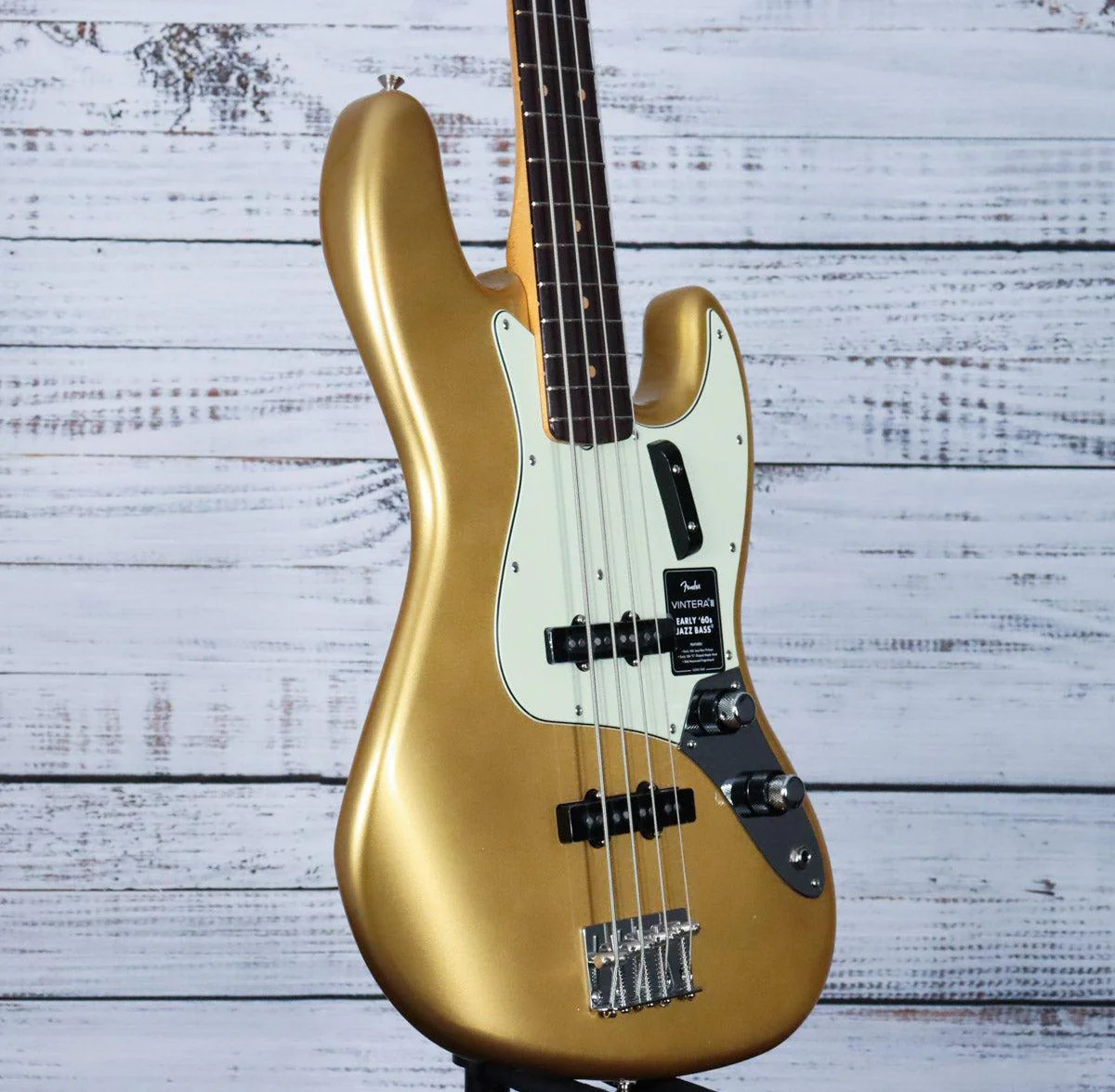 Fender Vintera III Early '60s Jazz Bass | Aztec Gold - Image 4