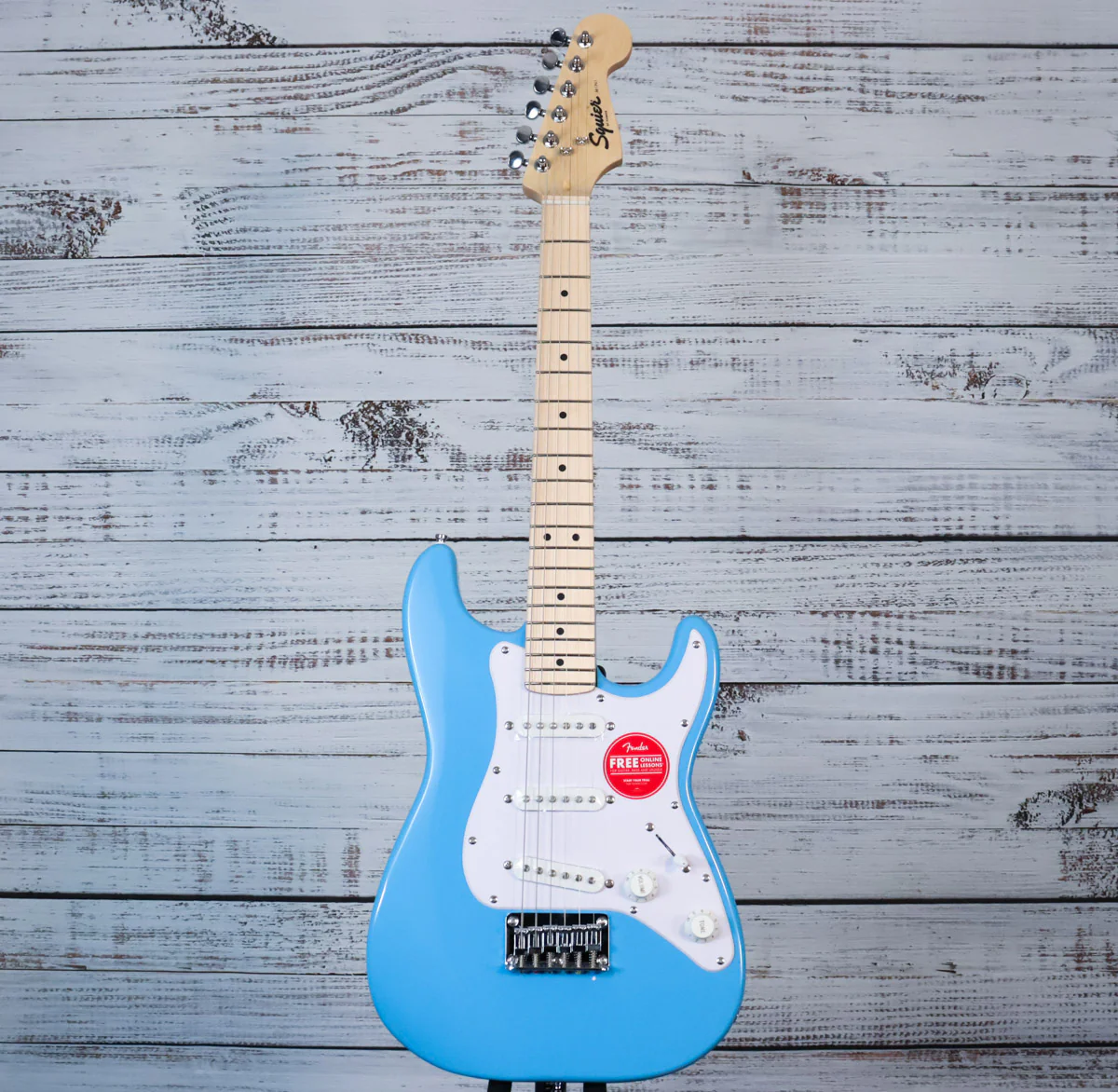 Fender Mini Stratocaster Electric Guitar | California Blue, Maple Fretboard (IN-STOCK) - Image 3