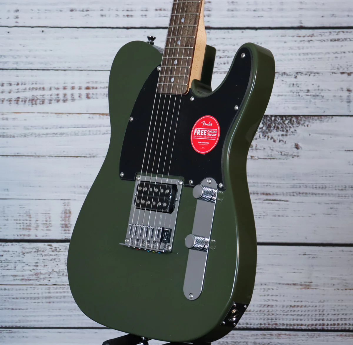 Squier Sonic Esquire H Electric Guitar | Olive, Indian Laurel Fretboard (IN-STOCK) - Image 5