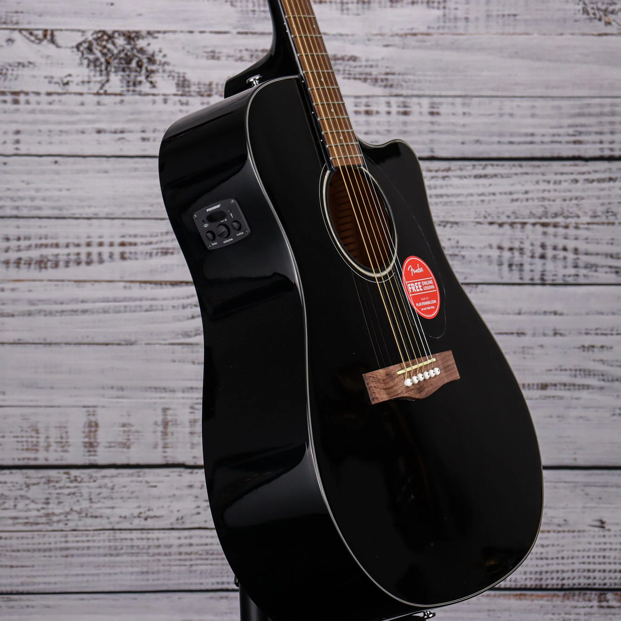 Fender CD-60SCE Cutaway Dreadnought Acoustic-Electric Guitar | Black (IN-STOCK) - Image 3