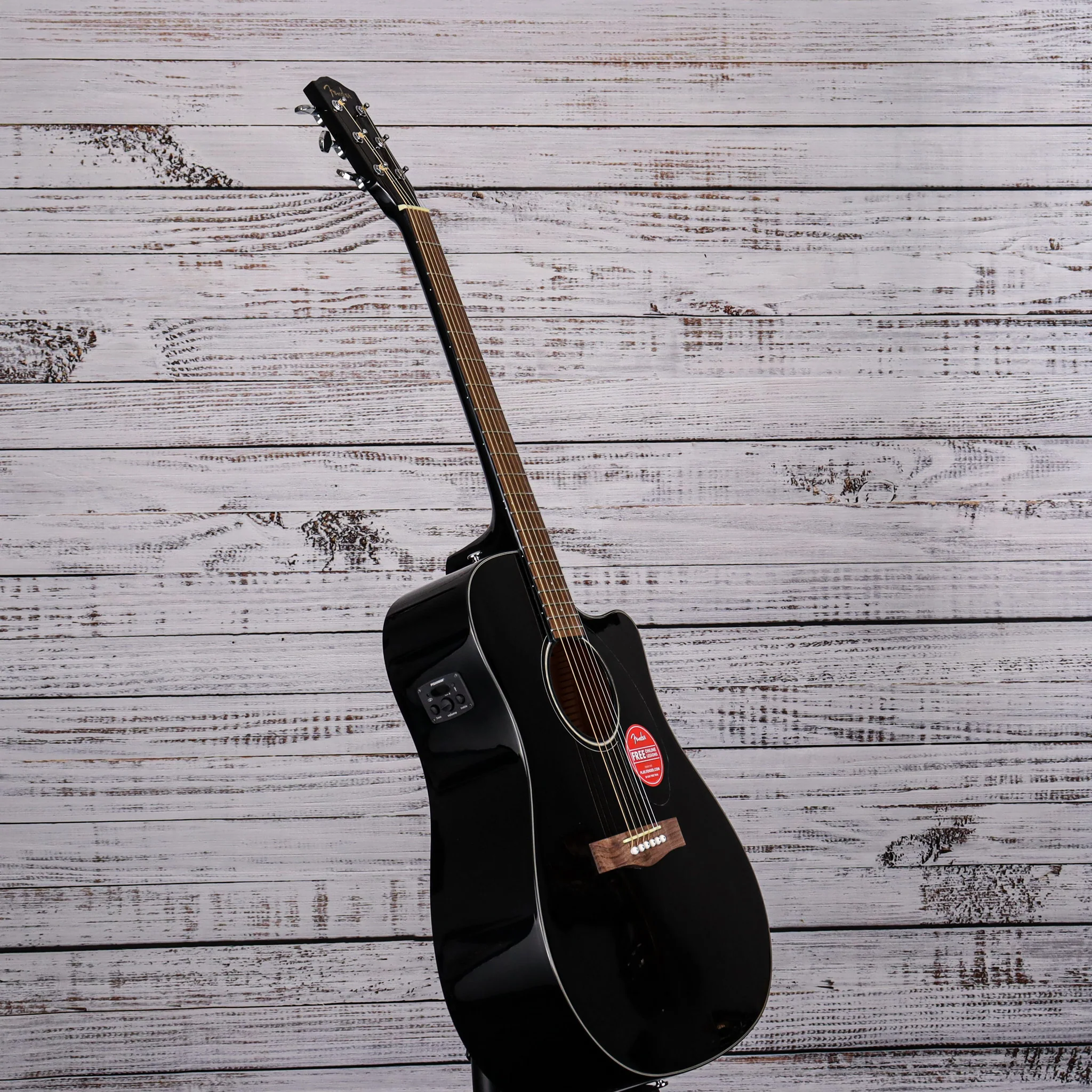 Fender CD-60SCE Cutaway Dreadnought Acoustic-Electric Guitar | Black (IN-STOCK) - Image 5