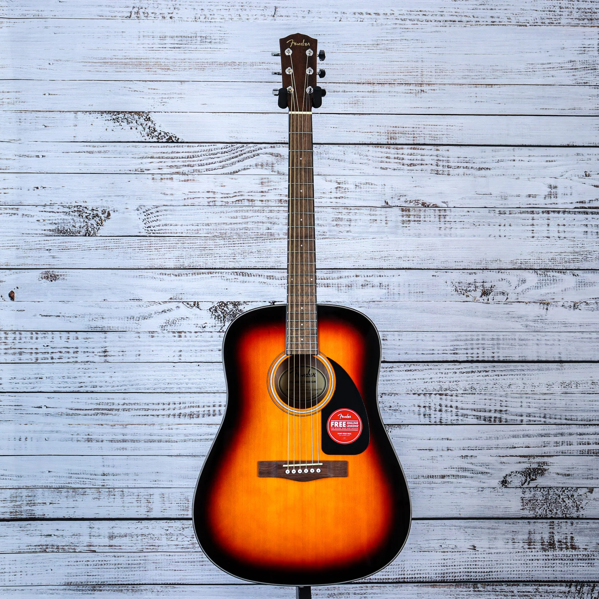 Fender CD-60 Dreadnought V3 Acoustic Guitar w/Case | Sunburst (FREE SHIPPING) - Image 4