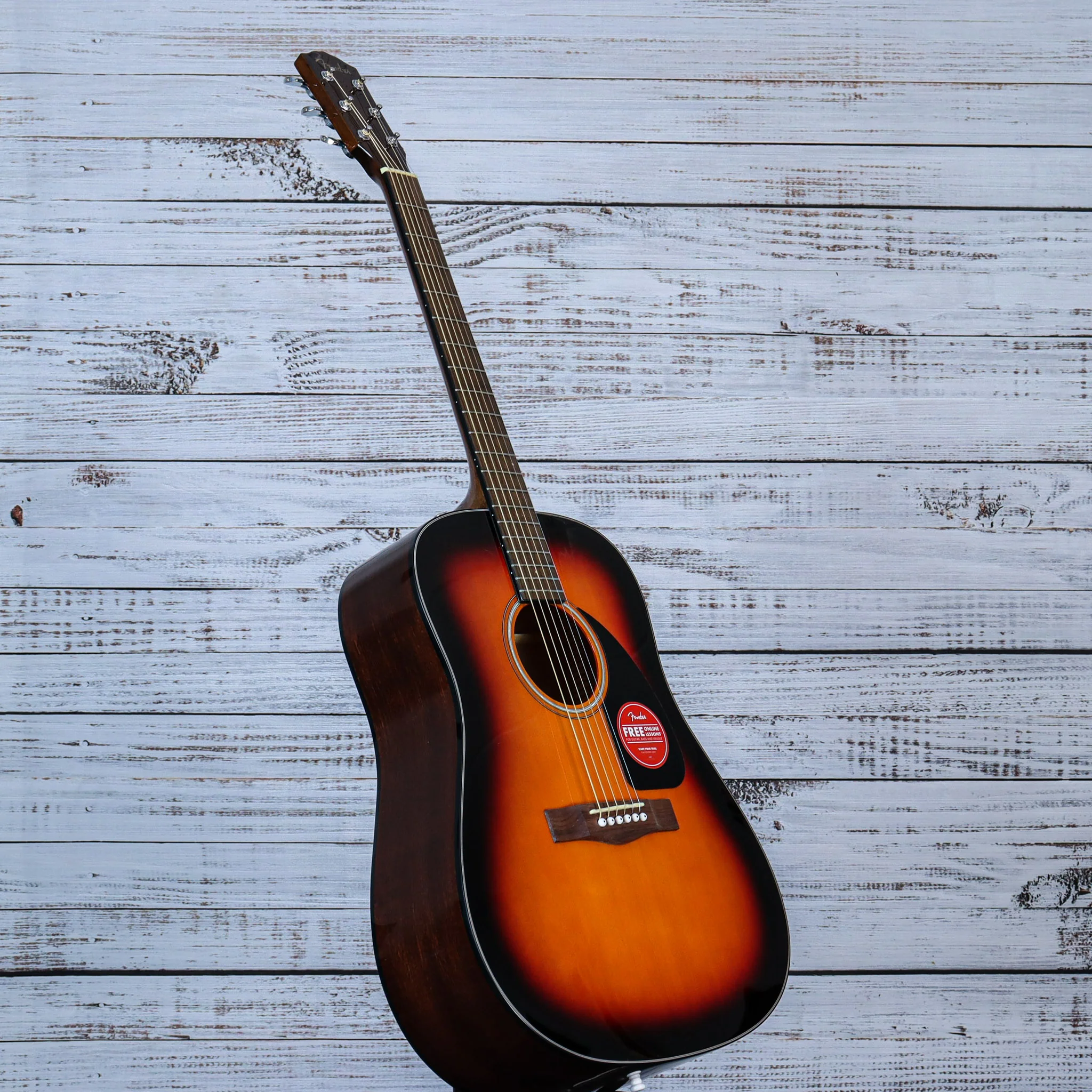 Fender CD-60 Dreadnought V3 Acoustic Guitar w/Case | Sunburst (FREE SHIPPING) - Image 5
