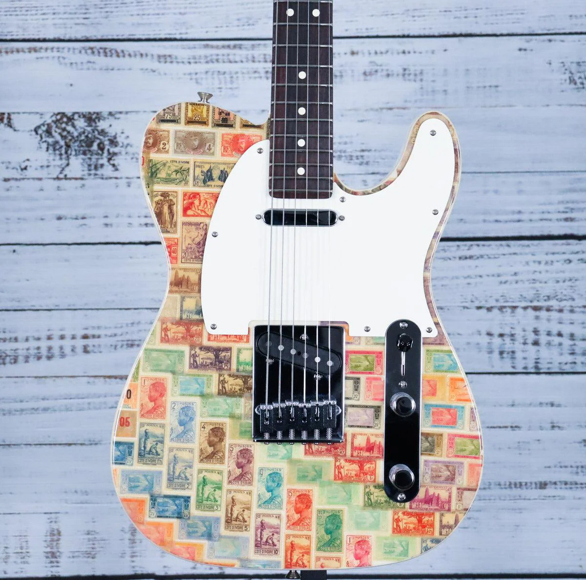 Fender Custom Shop Limited Stamps Electric Guitar | Côte d'Ivoire (LIMITED EDITION)