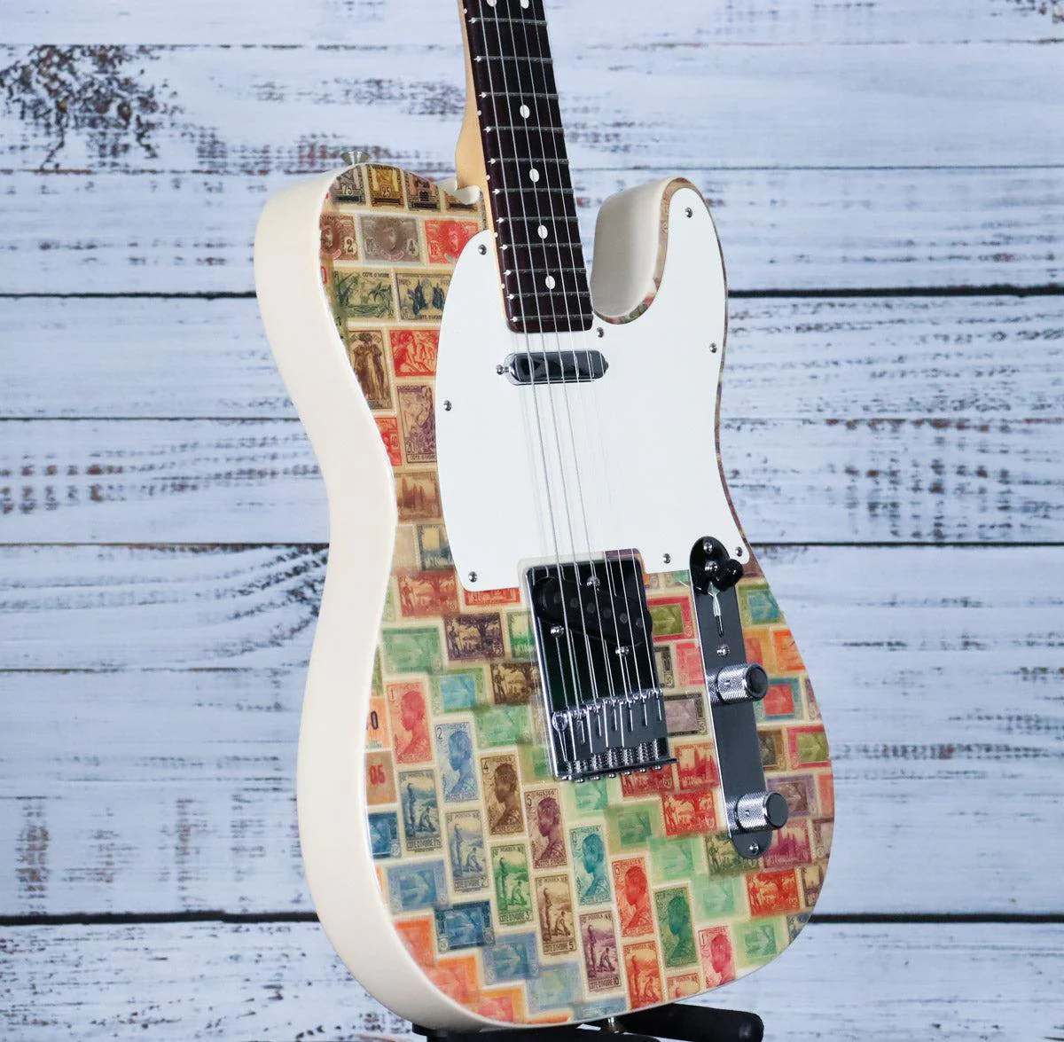 Fender Custom Shop Limited Stamps Electric Guitar | Côte d'Ivoire (LIMITED EDITION) - Image 5