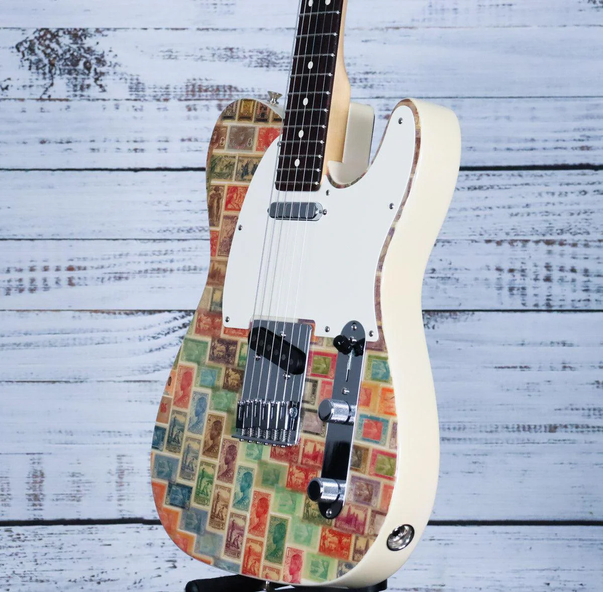 Fender Custom Shop Limited Stamps Electric Guitar | Côte d'Ivoire (LIMITED EDITION) - Image 6