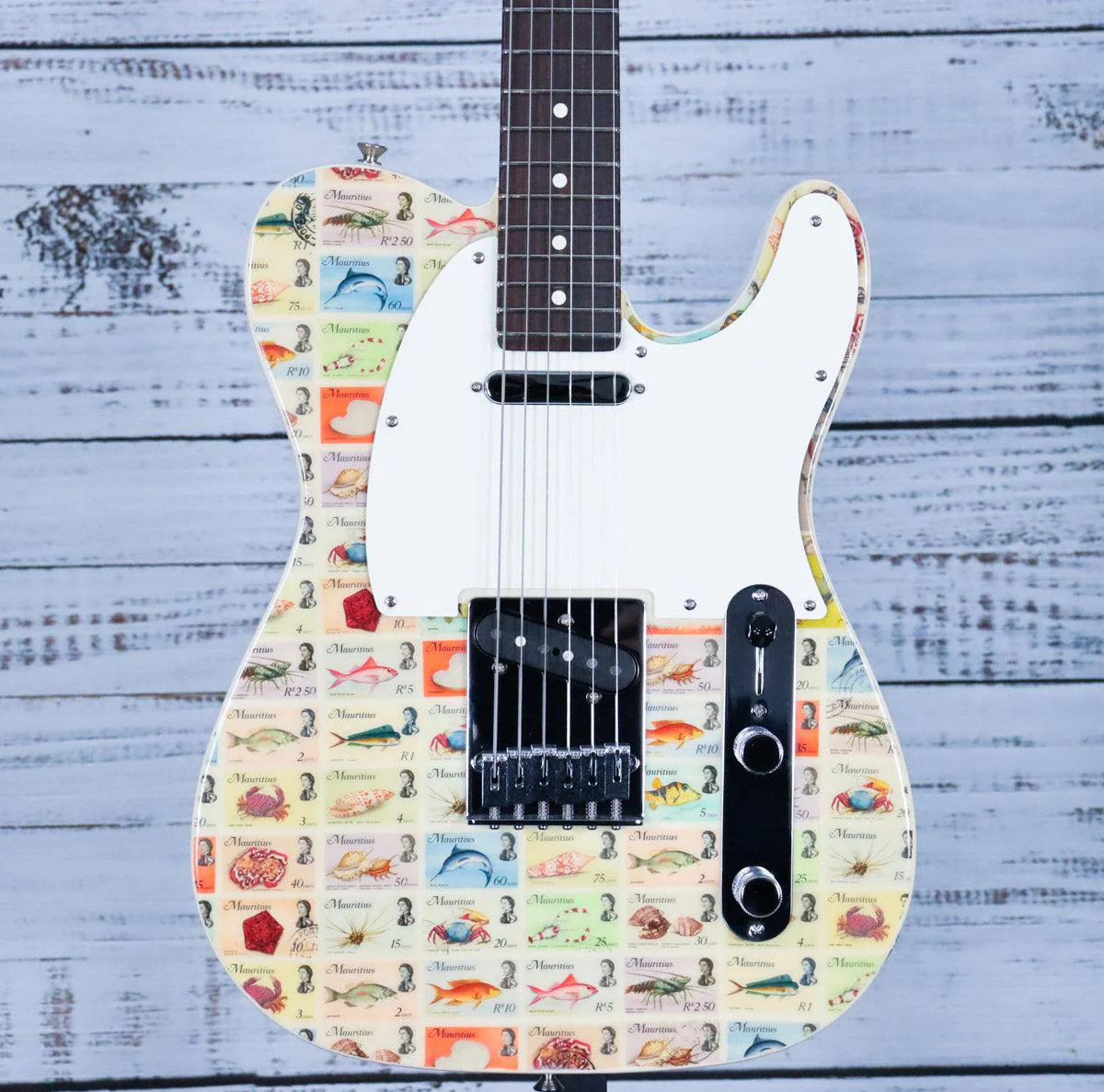 Fender Custom Shop Limited Stamps Electric Guitar | Mauritius (LIMITED EDITION)