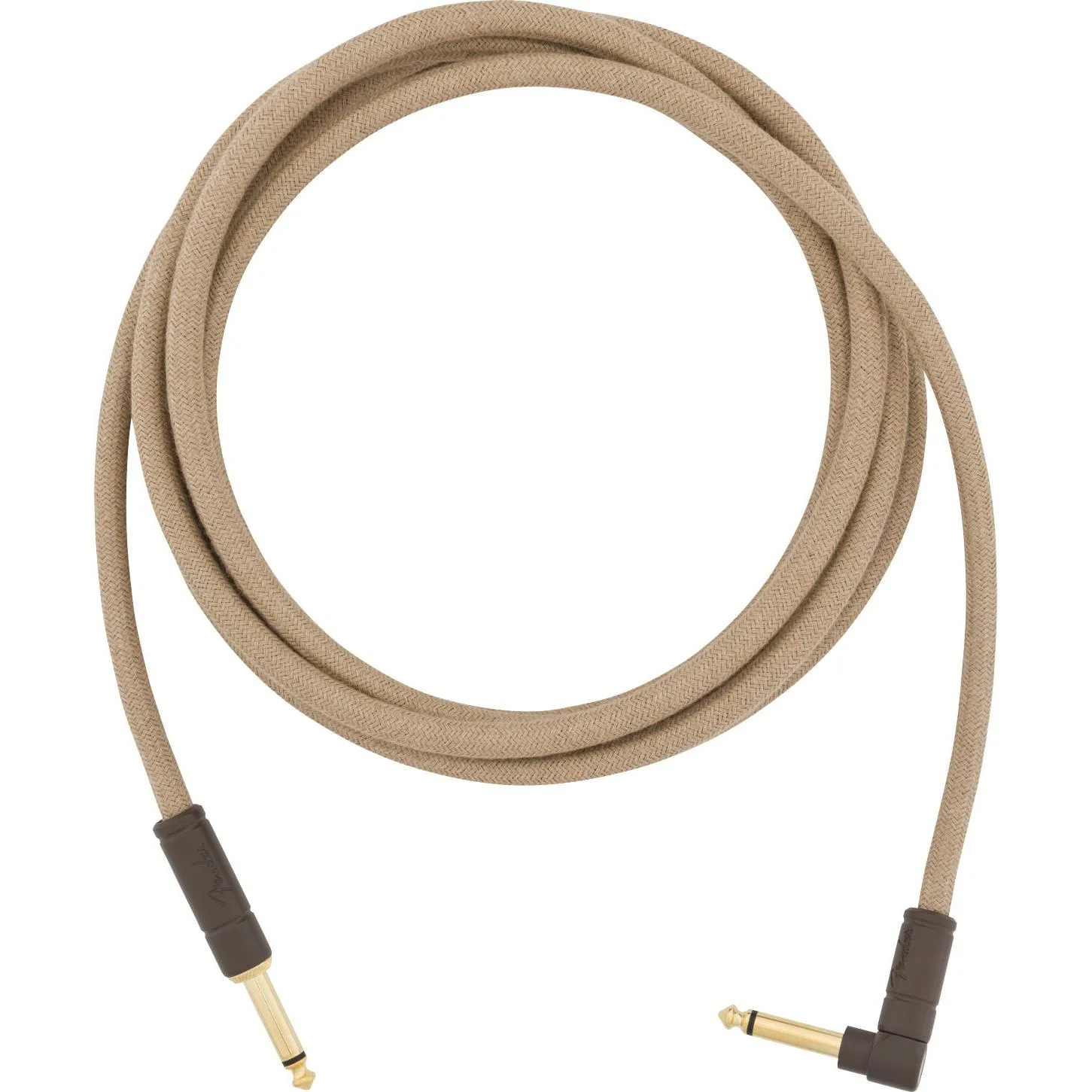Fender Festival Hemp Instrument Cable | Straight/Angle | 10' | Natural