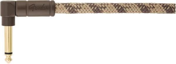 Fender Festival Hemp Instrument Cables | 18.6ft | Brown Stripe - Image 3