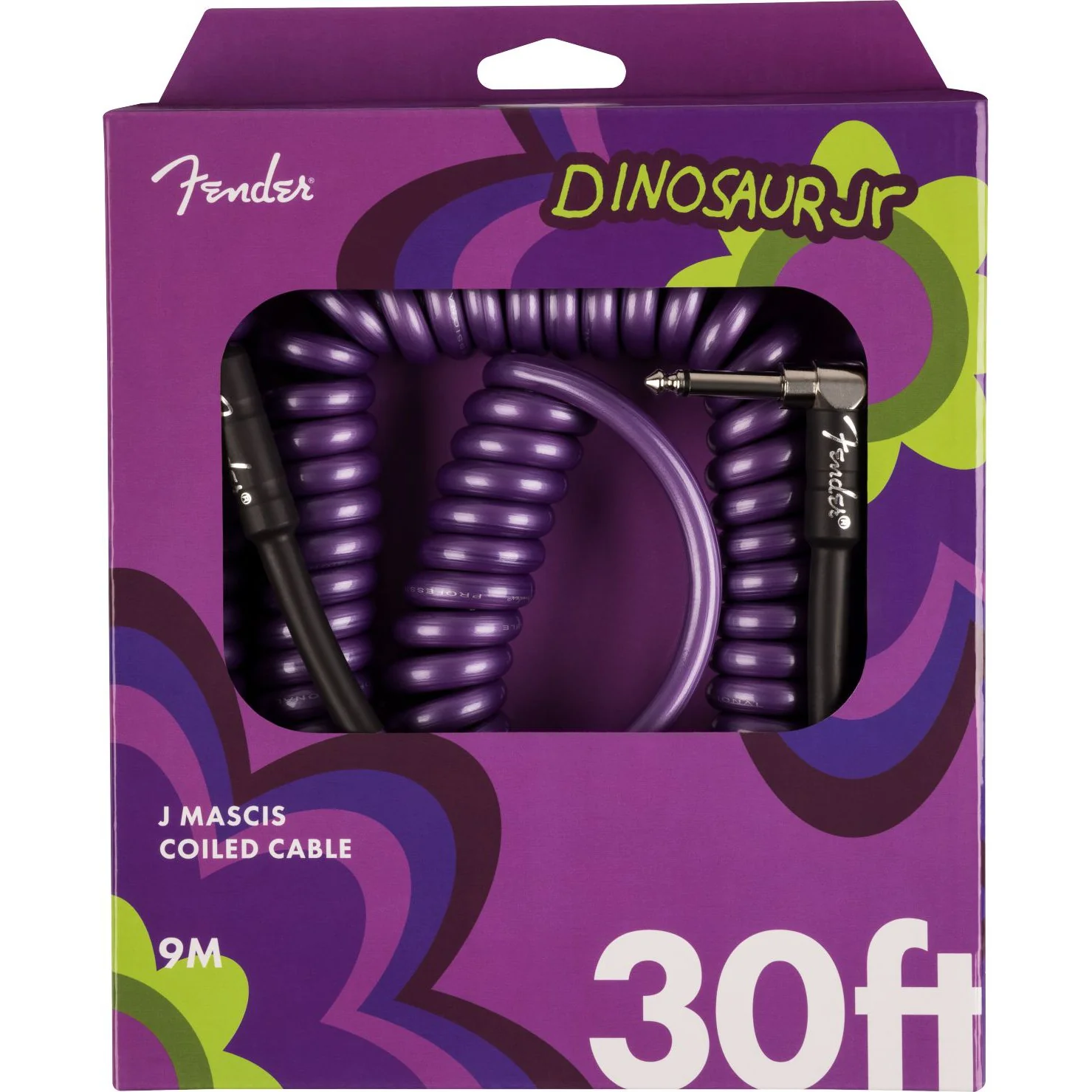Fender J Mascis Coil Cable | 30ft | Purple