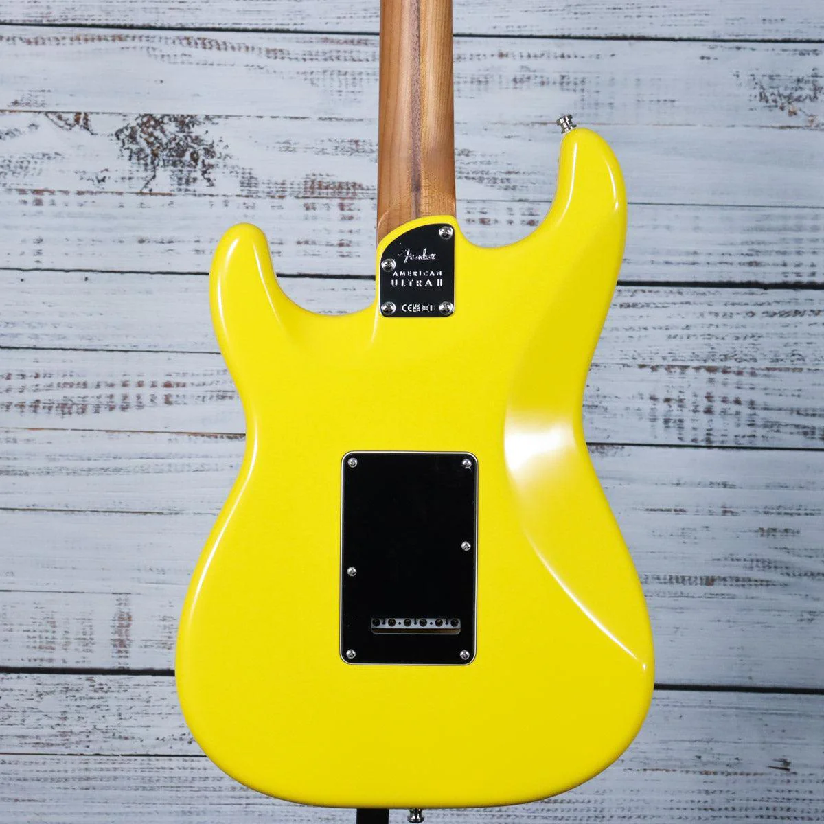 Fender Limited Edition American Ultra II Stratocaster HSS Electric Guitar | Graffiti Yellow (DEALER EXCLUSIVE) - Image 2