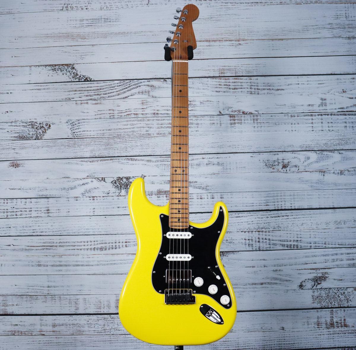 Fender Limited Edition American Ultra II Stratocaster HSS Electric Guitar | Graffiti Yellow (DEALER EXCLUSIVE) - Image 3