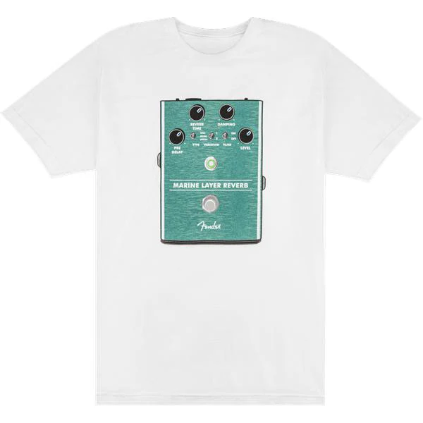 Fender Marine Layer Reverb T-Shirt | Medium | White